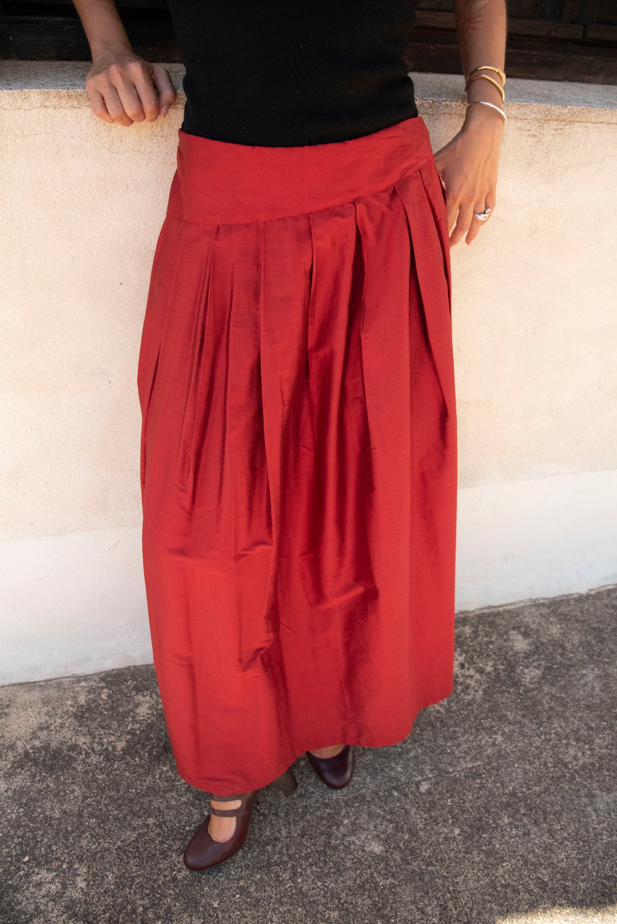 Velvet skirt
