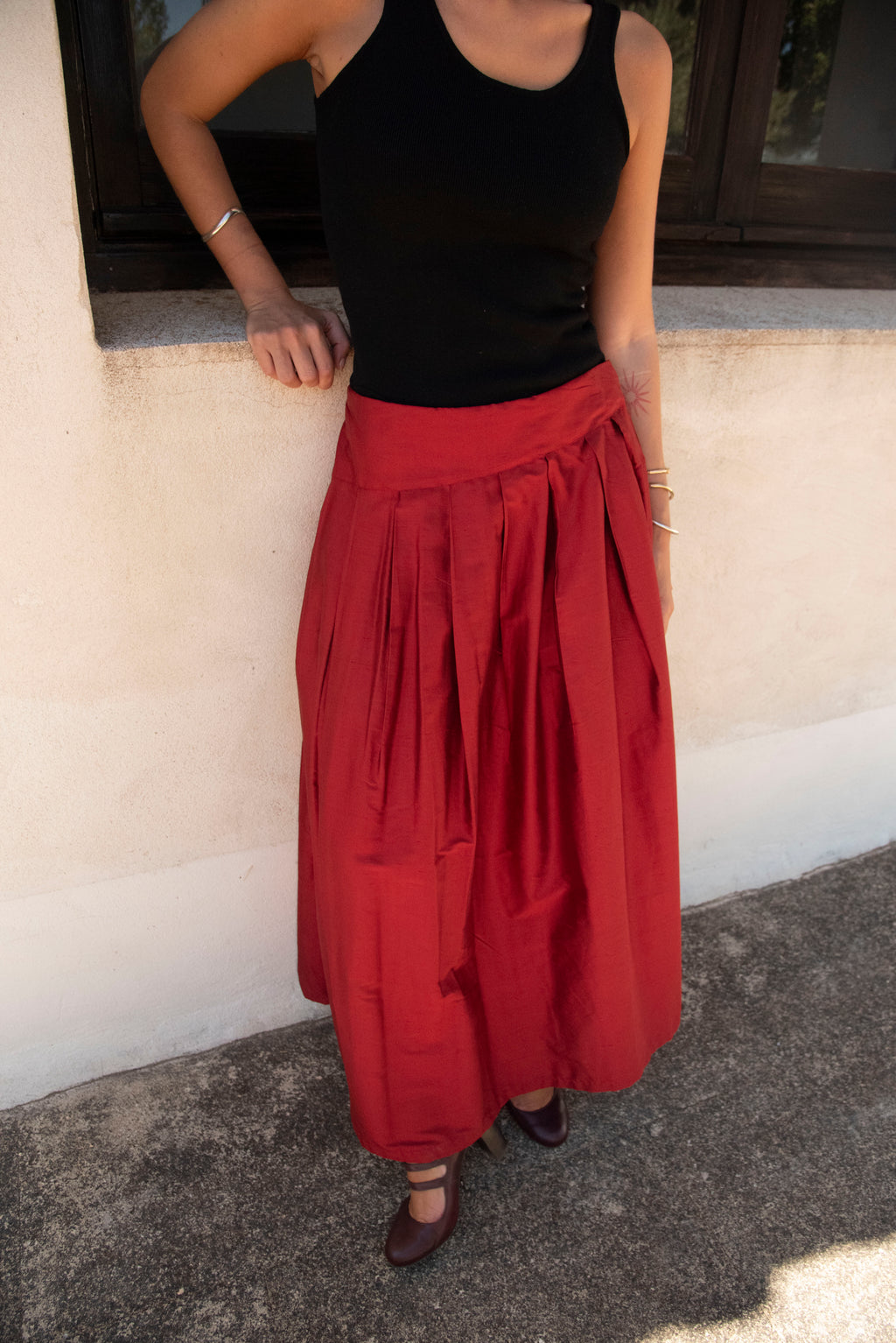Velvet skirt