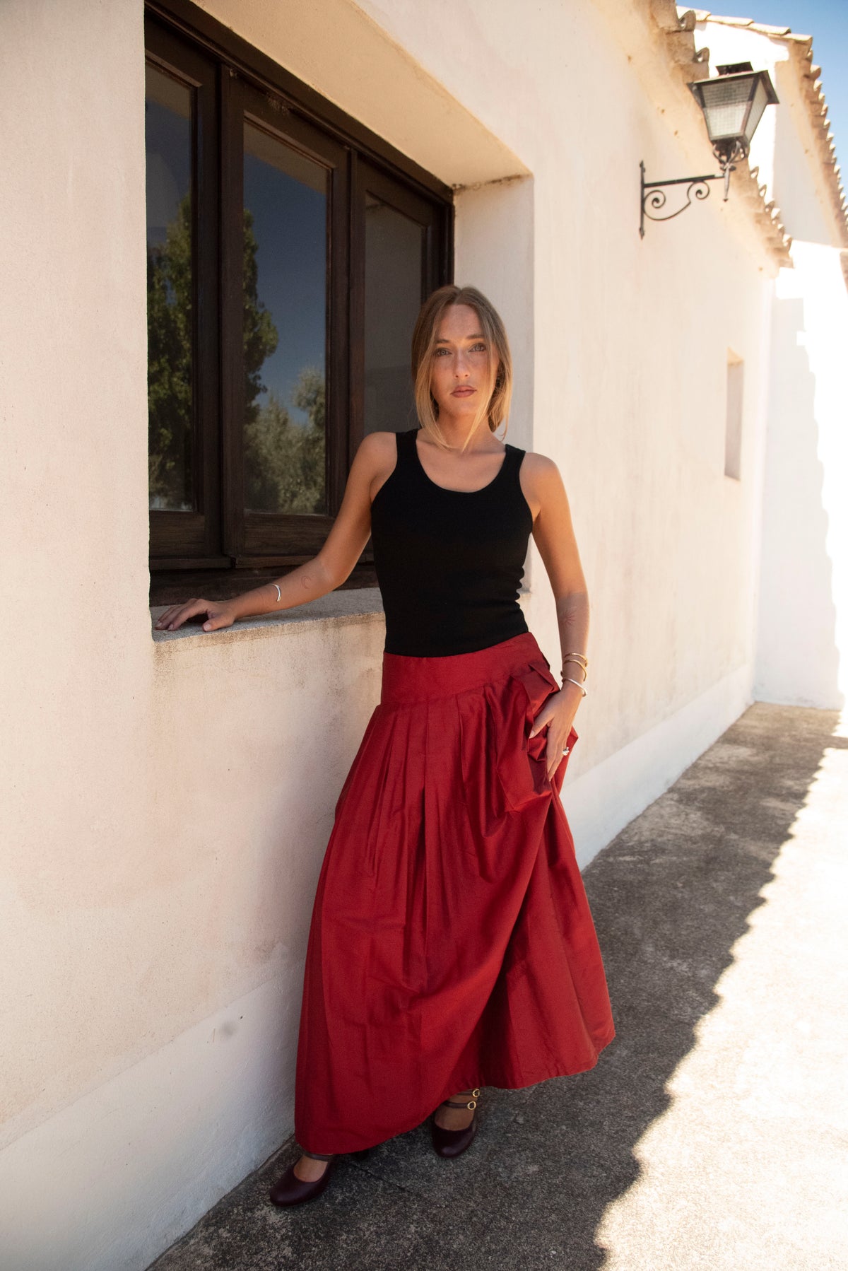 Velvet skirt