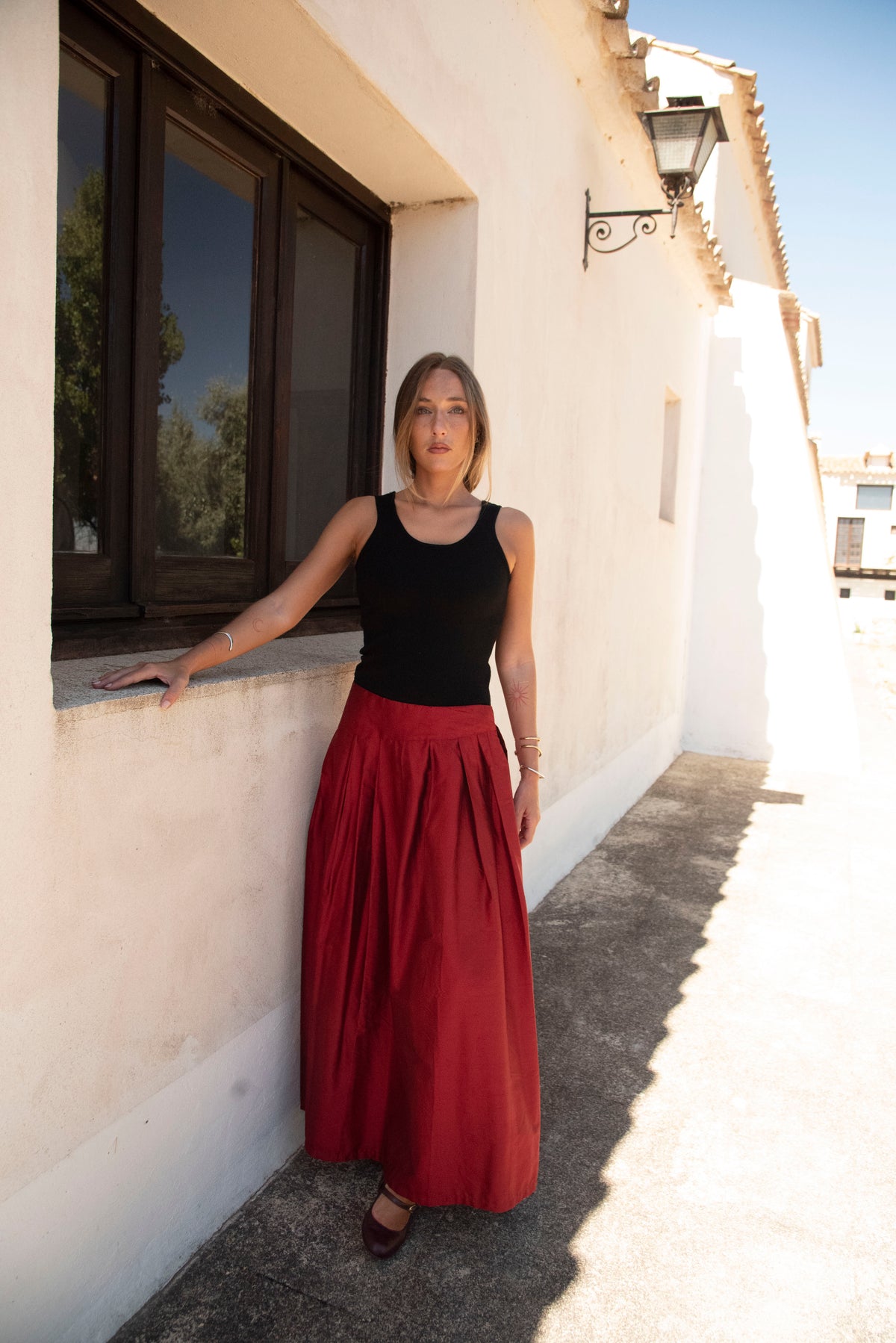 Velvet skirt