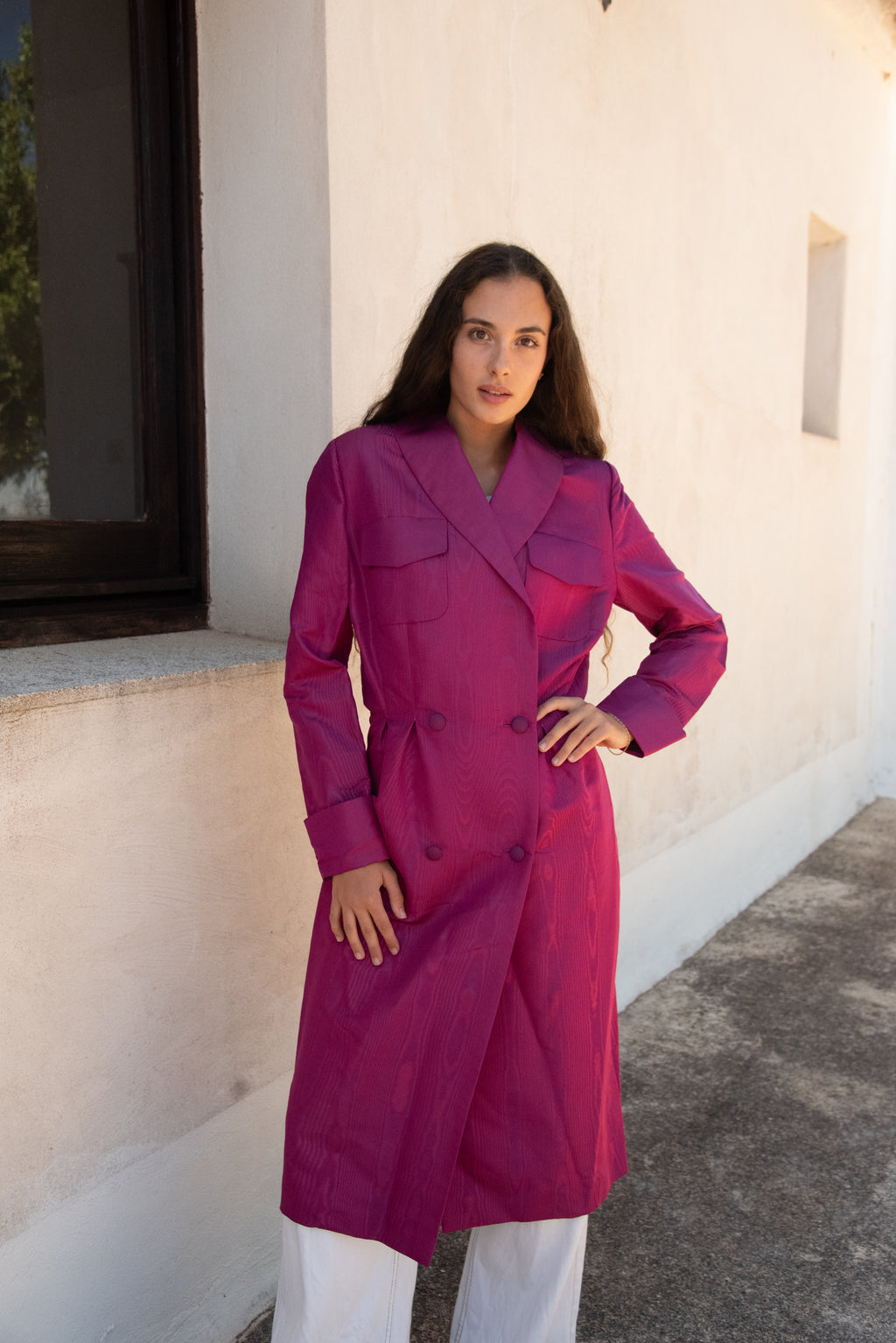 Purple coat