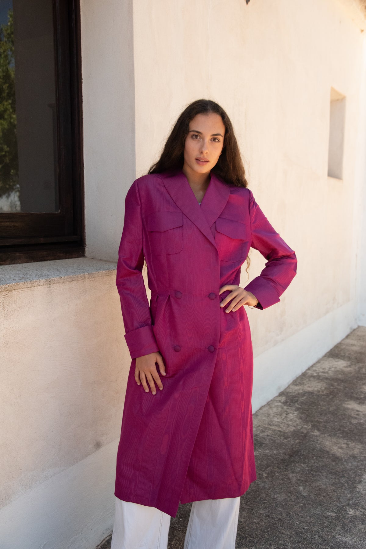 Purple coat