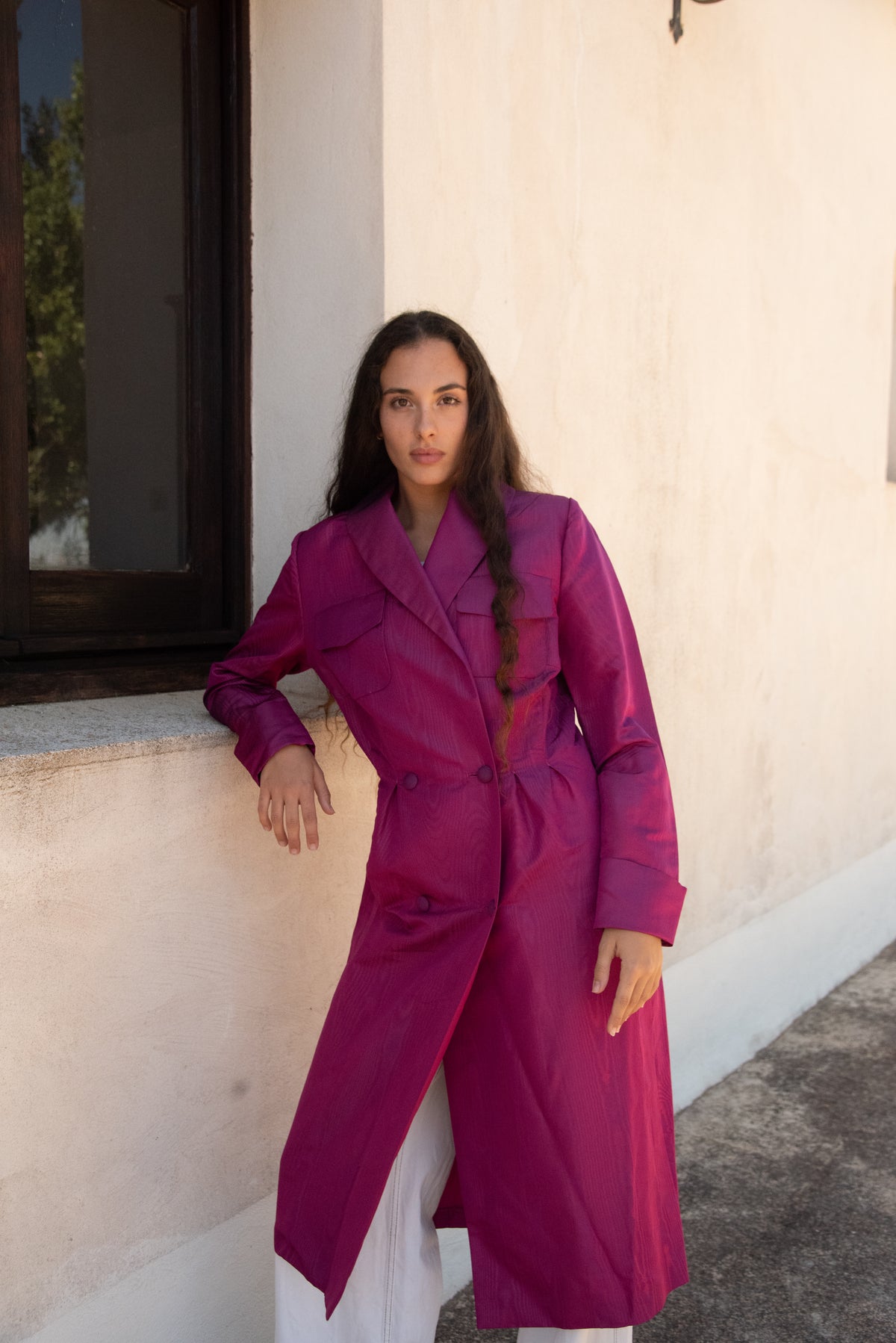 Purple coat