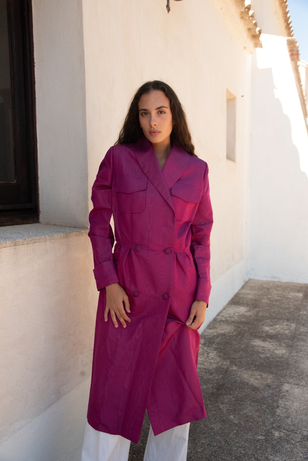 Purple coat