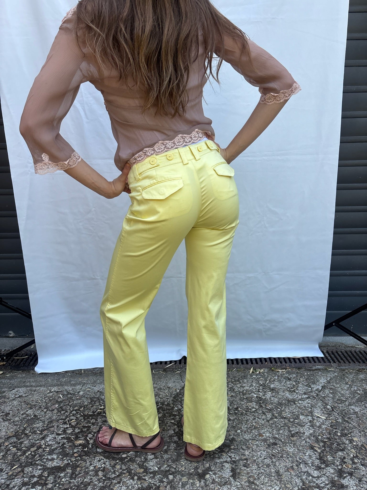 The yellow pants