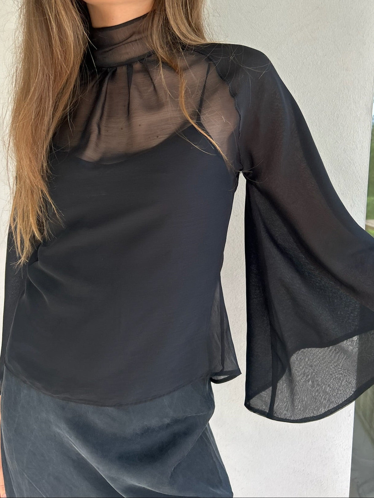 The Maud sheer blouse