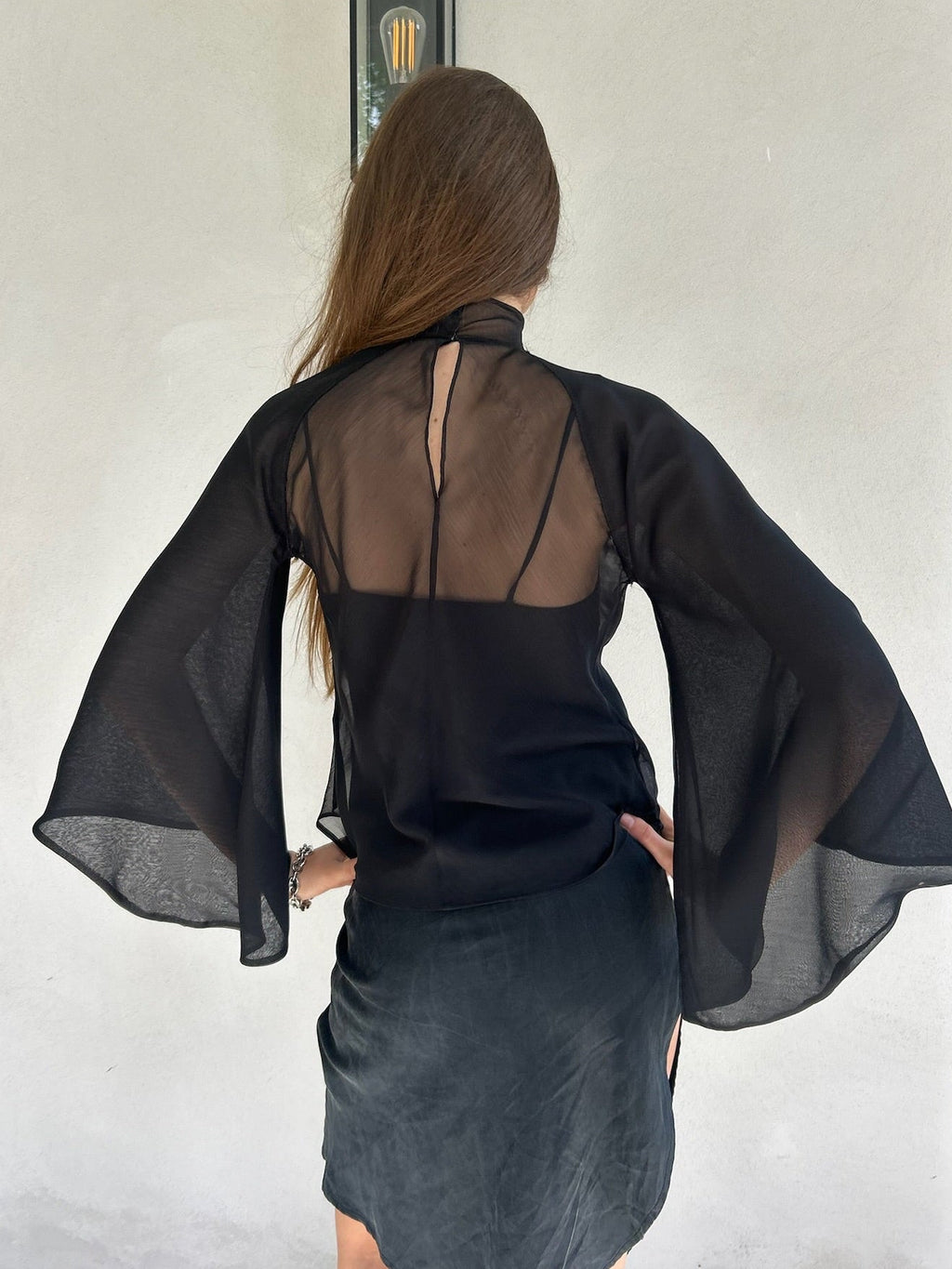 The Maud sheer blouse