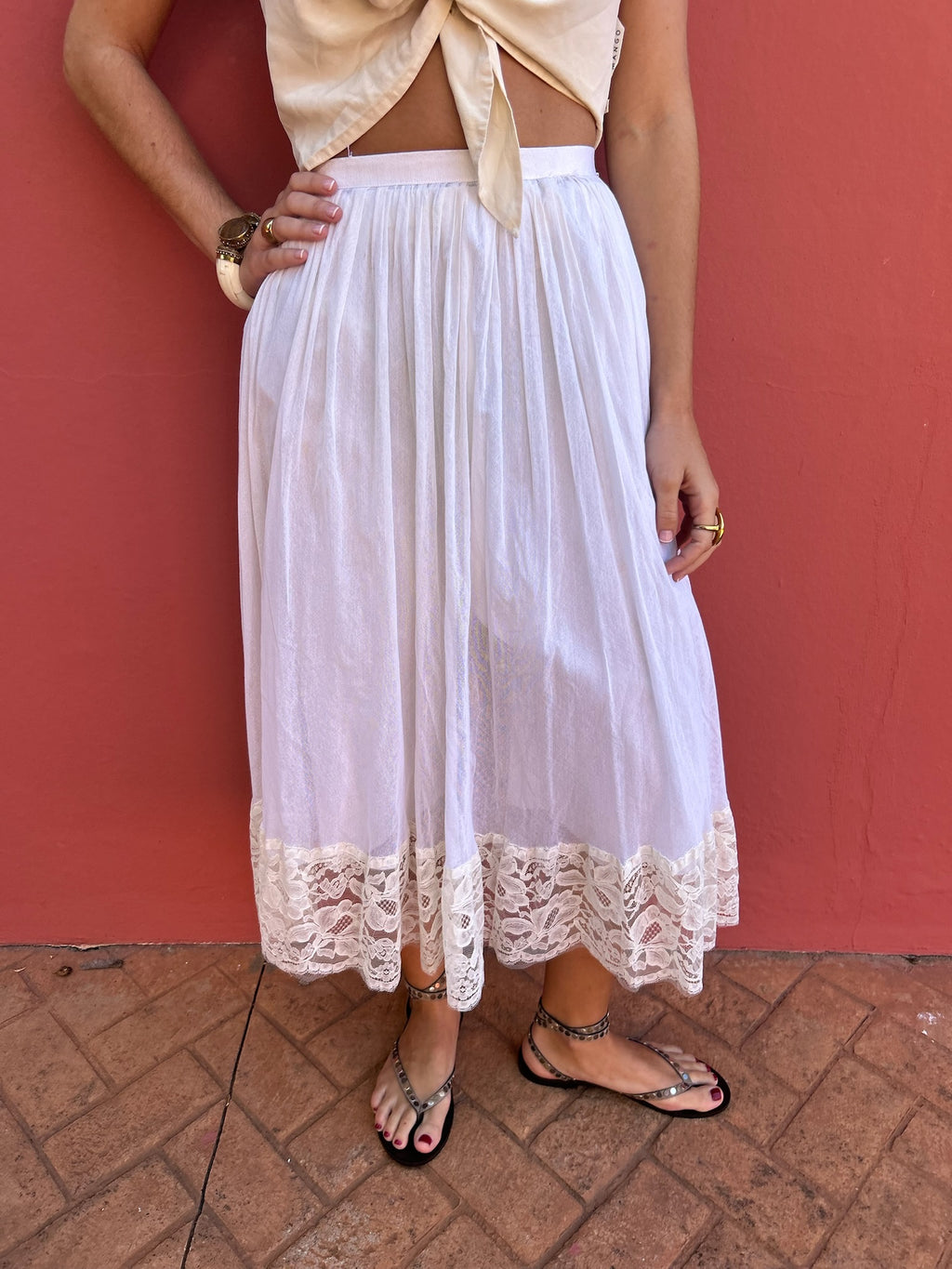 The dorothea sheer skirt