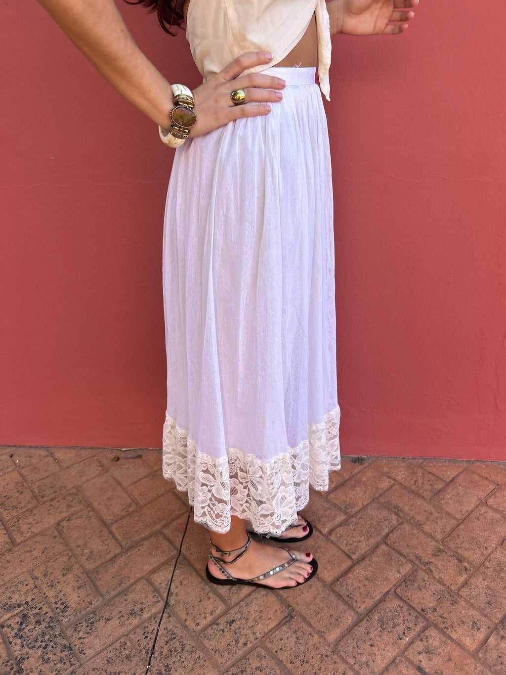 The dorothea sheer skirt