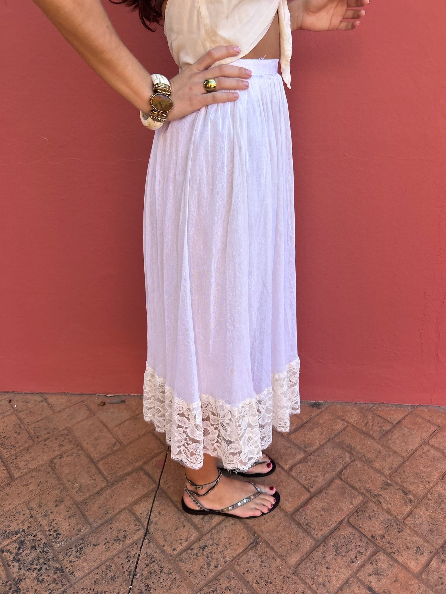 The dorothea sheer skirt