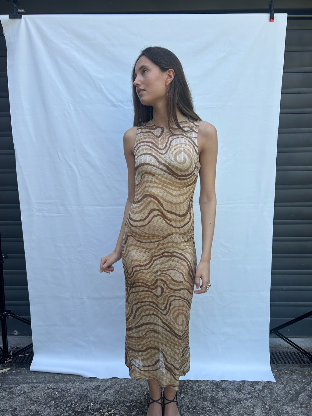 The loewe wavy dress