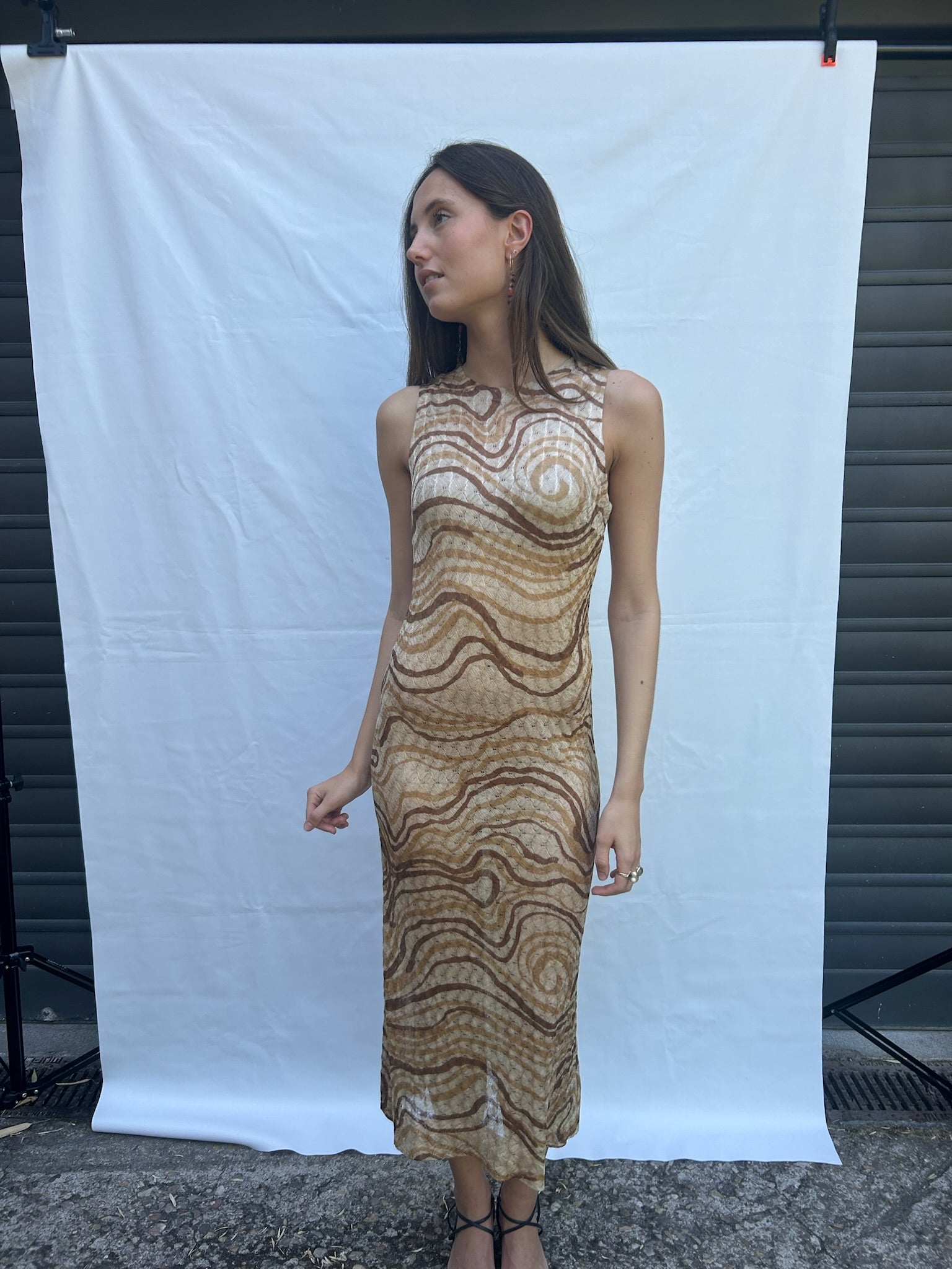 The loewe wavy dress