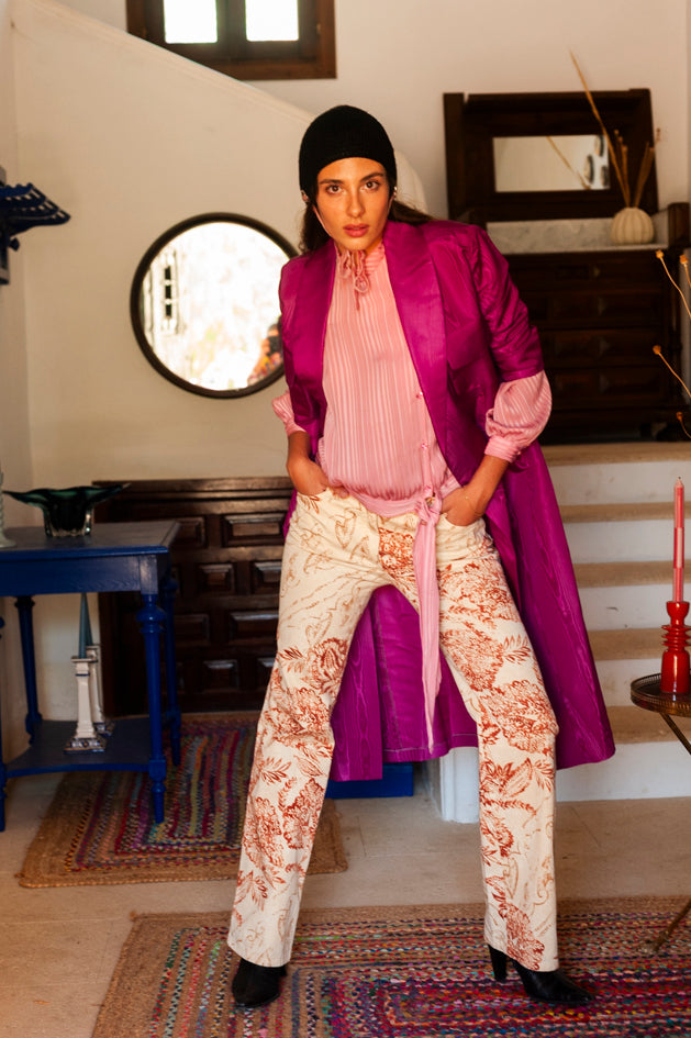 Purple coat