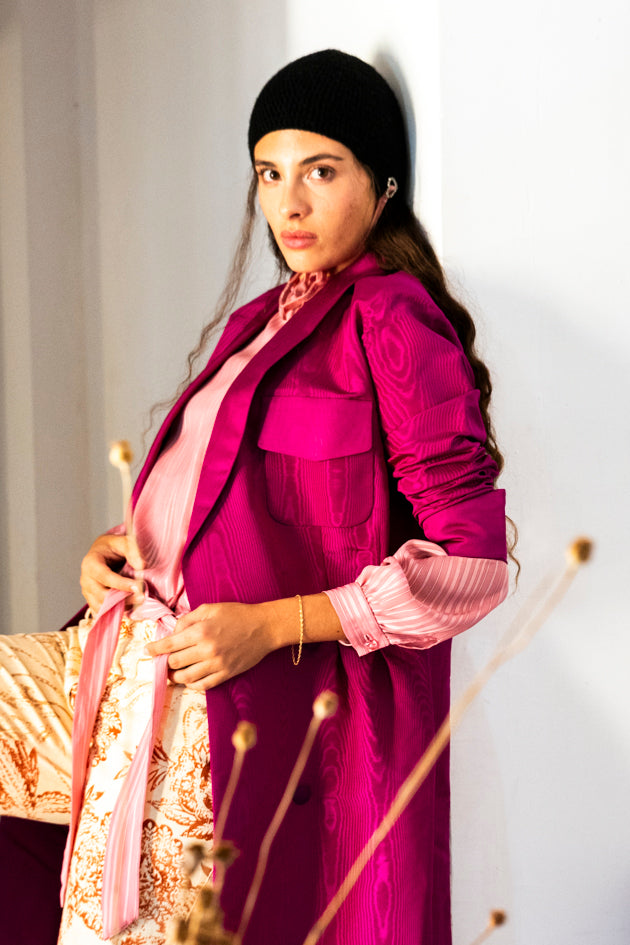 Purple coat